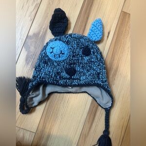 LLBean Kids Puppy Dog Crochet Knit Hat Size 12-24M